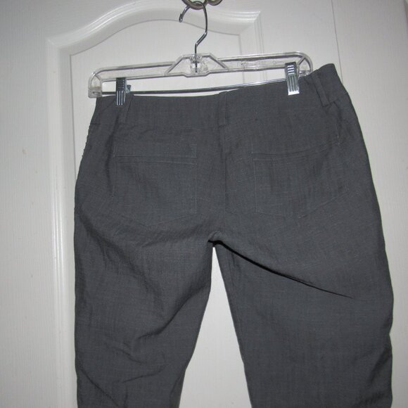 Mariana Marquez Women’s Gray Stretch Crop Pants M – Slim Ankle Trousers - Picture 5 of 8